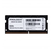 Модуль пам`ятi SO-DIMM DDR4 16GB/3200 Prologix (PRO16GB3200D4S)