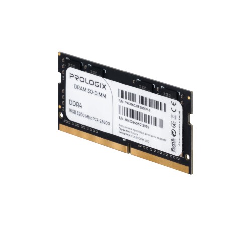 Модуль пам`ятi SO-DIMM DDR4 16GB/3200 Prologix (PRO16GB3200D4S)