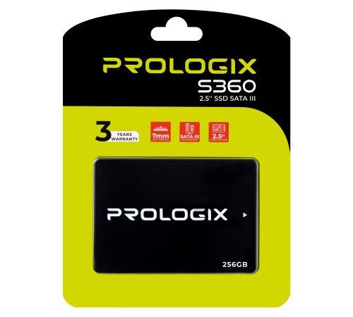 Накопичувач SSD 256GB Prologix S360 2.5" SATAIII TLC (PRO256GS360) Накопичувач SSD 256GB Prologix S360 2.5" SATAIII TLC (PRO256GS360)