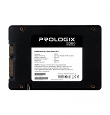Накопичувач SSD  512GB Prologix S360 2.5" SATAIII TLC (PRO512GS360)