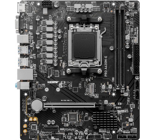 Материнська плата MSI Pro A620M-E Socket AM5