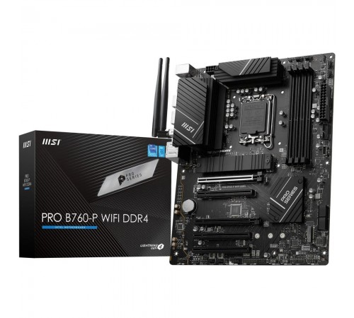 Материнська плата MSI Pro B760-P WiFi DDR4 Socket 1700 Материнська плата MSI Pro B760-P WiFi DDR4 Socket 1700