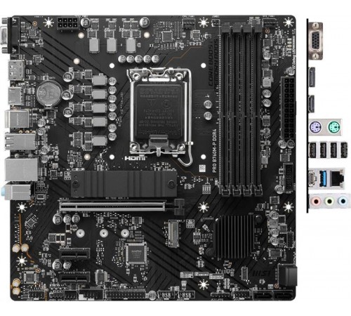 Материнська плата MSI Pro B760M-P DDR4 Socket 1700 Материнська плата MSI Pro B760M-P DDR4 Socket 1700
