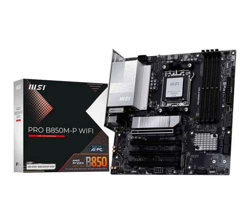 Материнська плата MSI Pro B850M-P WiFi Socket AM5