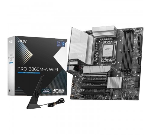 Материнська плата MSI Pro B860M-A WiFi Socket 1851 Материнська плата MSI Pro B860M-A WiFi Socket 1851