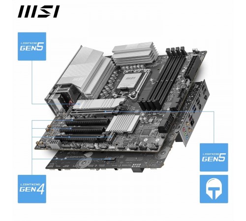 Материнська плата MSI Pro B860M-A WiFi Socket 1851 Материнська плата MSI Pro B860M-A WiFi Socket 1851