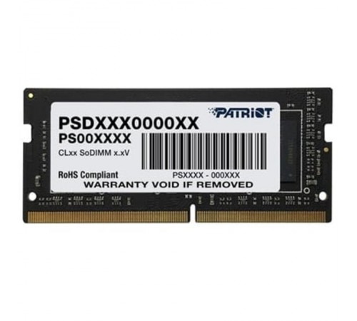 Модуль пам`яті SO-DIMM 8GB/2400 DDR4 Patriot Signature Line (PSD48G240081S) Модуль пам`яті SO-DIMM 8GB/2400 DDR4 Patriot Signature Line (PSD48G240081S)