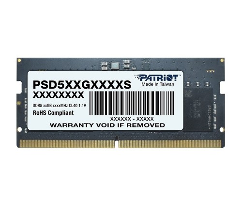 Модуль пам`яті SO-DIMM DDR5 8GB/5600 Patriot Signature Line (PSD58G560041S)
