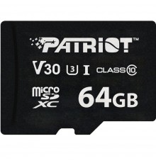 Карта пам`ятi MicroSDXC 64GB UHS-I/U3 Class 10 Patriot VX R90/W80MB/s (PSF64GVX31MCX)