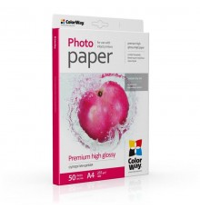 Фотопапiр CW суперглянсовий 255г/м2 A4 50л (PSG255050A4)