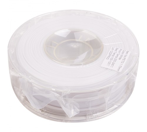 PETG-пластик PowerPlant Filament для 3D-принтера 1.75 мм 1 кг, білий (PT812929)