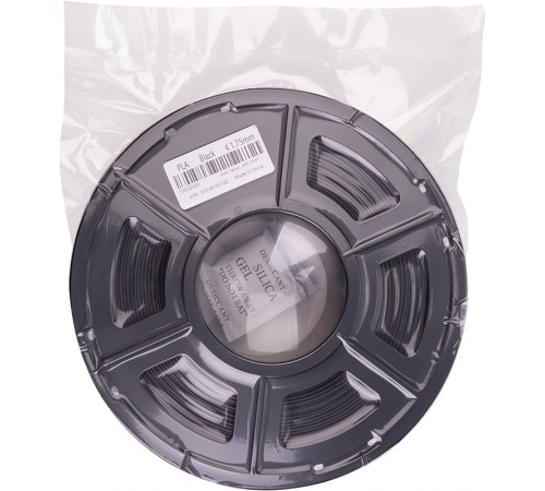 PLA-пластик PowerPlant Filament для 3D-принтера 1.75 мм 1 кг, чорний (PT812936)