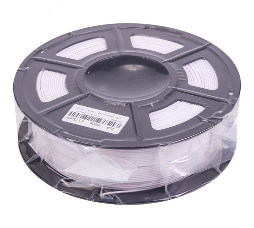 PLA-пластик PowerPlant Filament для 3D-принтера 1.75 мм 1 кг, білий (PT812950)