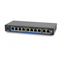 POE комутатор ATIS PoE-1010-8P/250m/8L