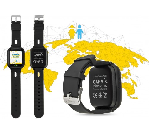 Дитячий смарт-годинник Garmix PointPRO-100 WiFi Black
