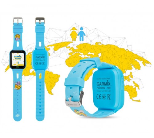 Дитячий смарт-годинник Garmix PointPRO-100 WiFi Blue