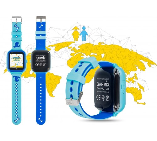 Дитячий смарт-годинник Garmix PointPRO-200 4G/GPS/WiFi Blue