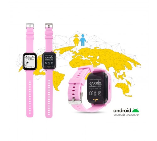 Дитячий смарт-годинник Garmix PointPRO-300 4G/GPS/WiFi Purple