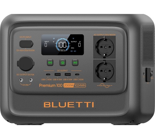 Зарядна станція Bluetti Premium 100 V2, 2000W, 1024Wh