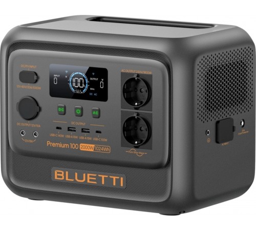 Зарядна станція Bluetti Premium 100 V2, 2000W, 1024Wh