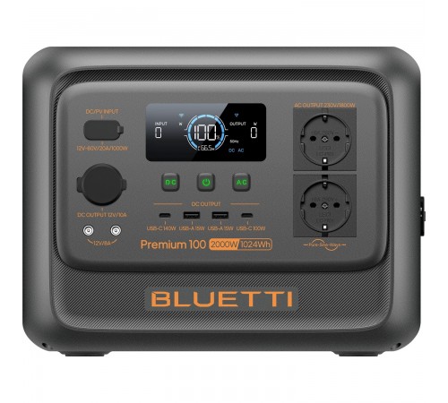 Зарядна станція Bluetti Premium 100 V2, 2000W, 1024Wh