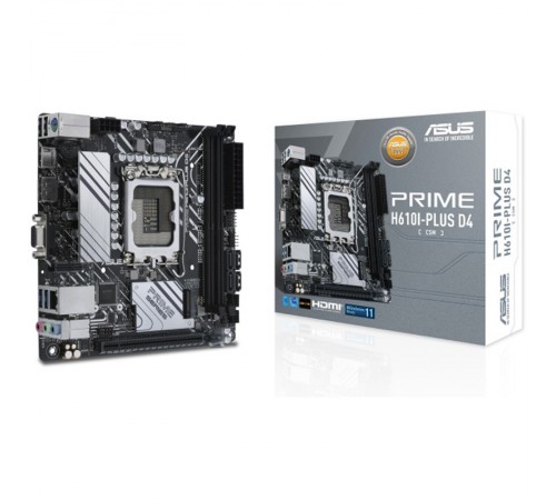 Материнська плата Asus Prime H610I-Plus D4-CSM Socket 1700