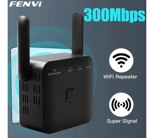 Точка доступу Fenvi Pro 300M Wi-Fi Repeater 2.4Ghz Network Expander