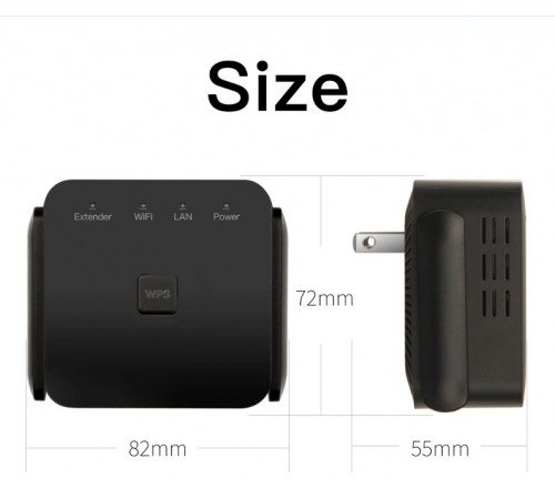 Точка доступу Fenvi Pro 300M Wi-Fi Repeater 2.4Ghz Network Expander