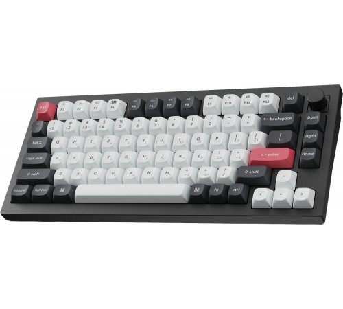 Клавіатура бездротова Keychron Q1 HE Magnetic Switch Black RGB (Q1H-M1-UA)