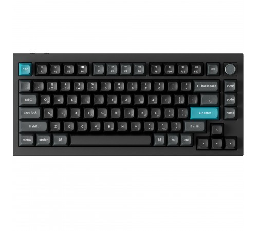 Клавіатура бездротова Keychron Q1 Ultra Keychron Red Switch Black RGB (Q1U-M1-UA)