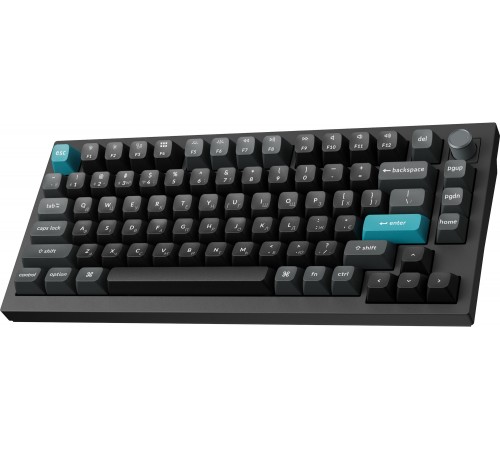 Клавіатура бездротова Keychron Q1 Ultra Keychron Red Switch Black RGB (Q1U-M1-UA)