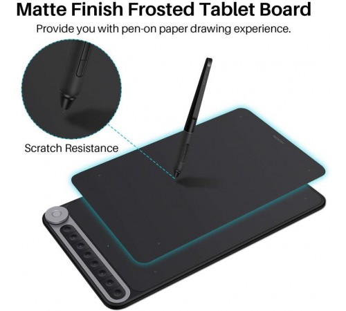 Графічний планшет Huion Inspiroy Dial Q620M + рукавичка