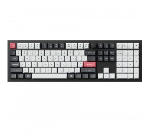 Клавіатура бездротова Keychron Q6 HE Magnetic Switch Black RGB (Q6H-M1-UA)
