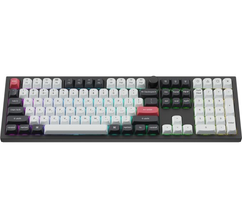 Клавіатура бездротова Keychron Q6 HE Magnetic Switch Black RGB (Q6H-M1-UA)