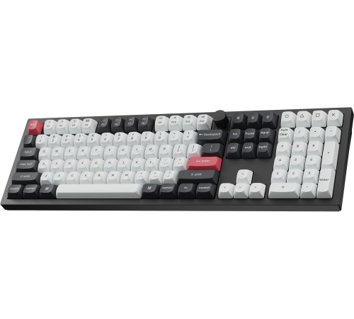 Клавіатура бездротова Keychron Q6 HE Magnetic Switch Black RGB (Q6H-M1-UA)