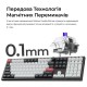 Клавіатура бездротова Keychron Q6 HE Magnetic Switch Black RGB (Q6H-M1-UA)