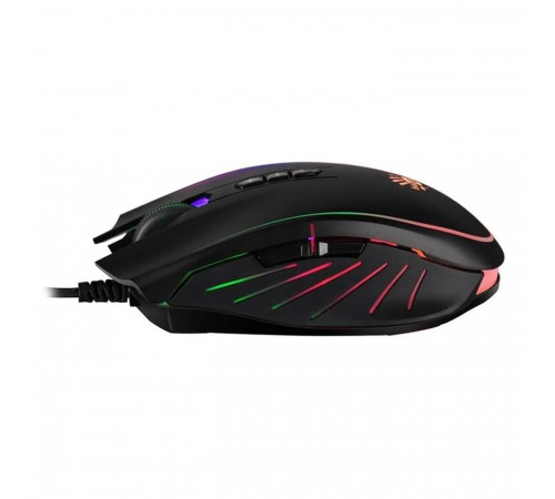 Миша Bloody Q81 Neon XGlide Curve Black