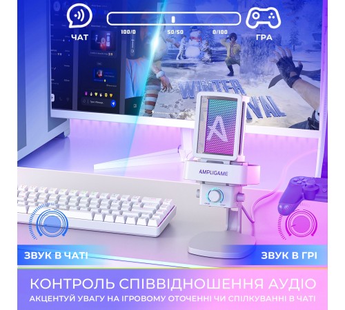 Мікрофон Fifine Q8PROW White Мікрофон Fifine Q8PROW White