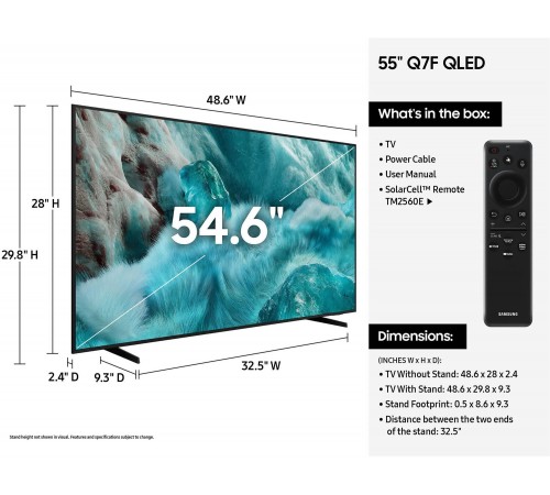 Телевізор Samsung QE55Q7FAAUXUA Телевізор Samsung QE55Q7FAAUXUA