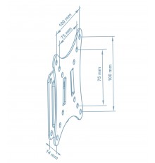 Кронштейн Walfix R-203B (VESA100х100)