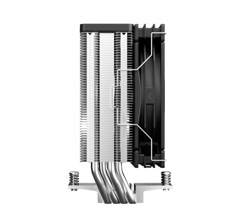 Кулер процесорний DeepCool AG400 G2 (R-AG400-BKNPMG2-G)