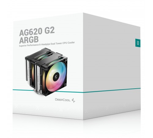 Кулер процесорний DeepCool AG620 G2 ARGB (R-AG620-BKAMMG2-G)