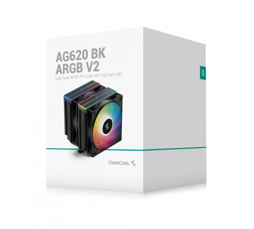 Кулер процесорний DeepCool AG620 BK ARGB V2 (R-AG620-BKAMMN-GJD)