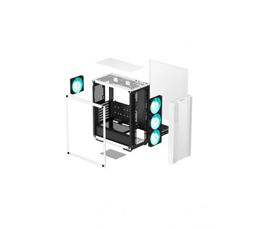 Корпус DeepCool CC560 V2 White (R-CC560-WHGAA4-G-2) без БЖ