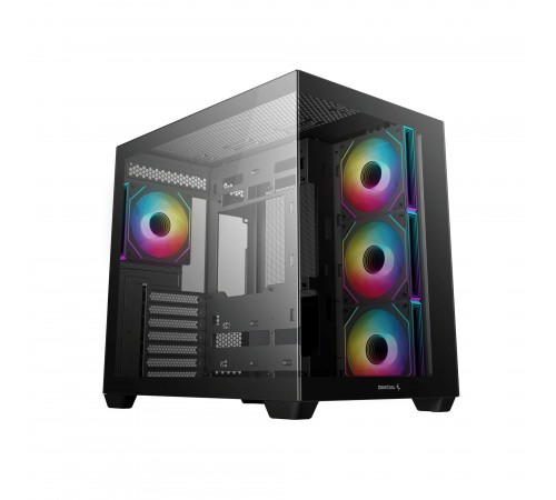 Корпус DeepCool CG530 4F Black (R-CG530-BKADA4-G-1) без БЖ Корпус DeepCool CG530 4F Black (R-CG530-BKADA4-G-1) без БЖ