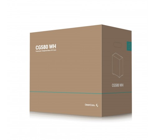 Корпус DeepCool CG580 White (R-CG580-WHNDA0-G-1) без БЖ