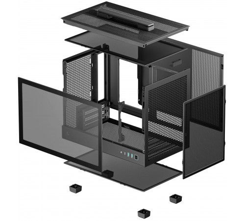 Корпус DeepCool CH160 Black (R-CH160-BKNGI0-G-1) без БЖ