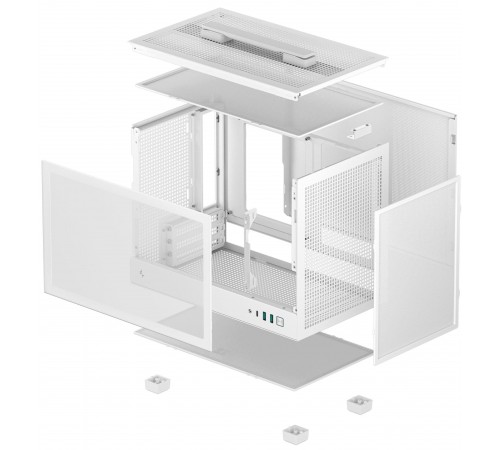 Корпус DeepCool CH160 White (R-CH160-WHNGI0-G-1) без БЖ