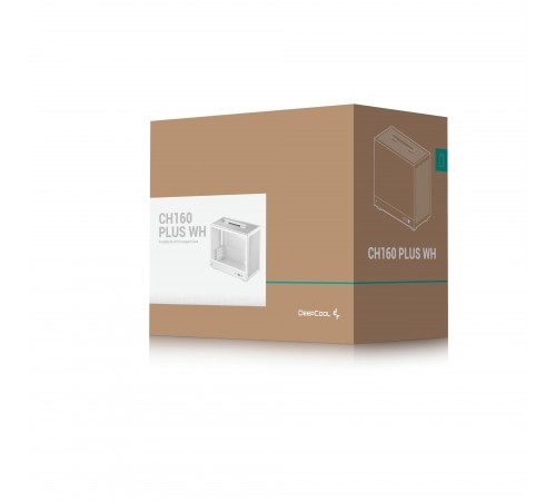 Корпус DeepCool CH160 Plus White (R-CH160-WHNGM0-G) без БЖ