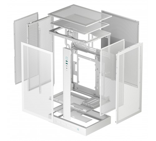 Корпус DeepCool CH270 Digital White (R-CH270-WHNDM0-G-1) без БЖ
